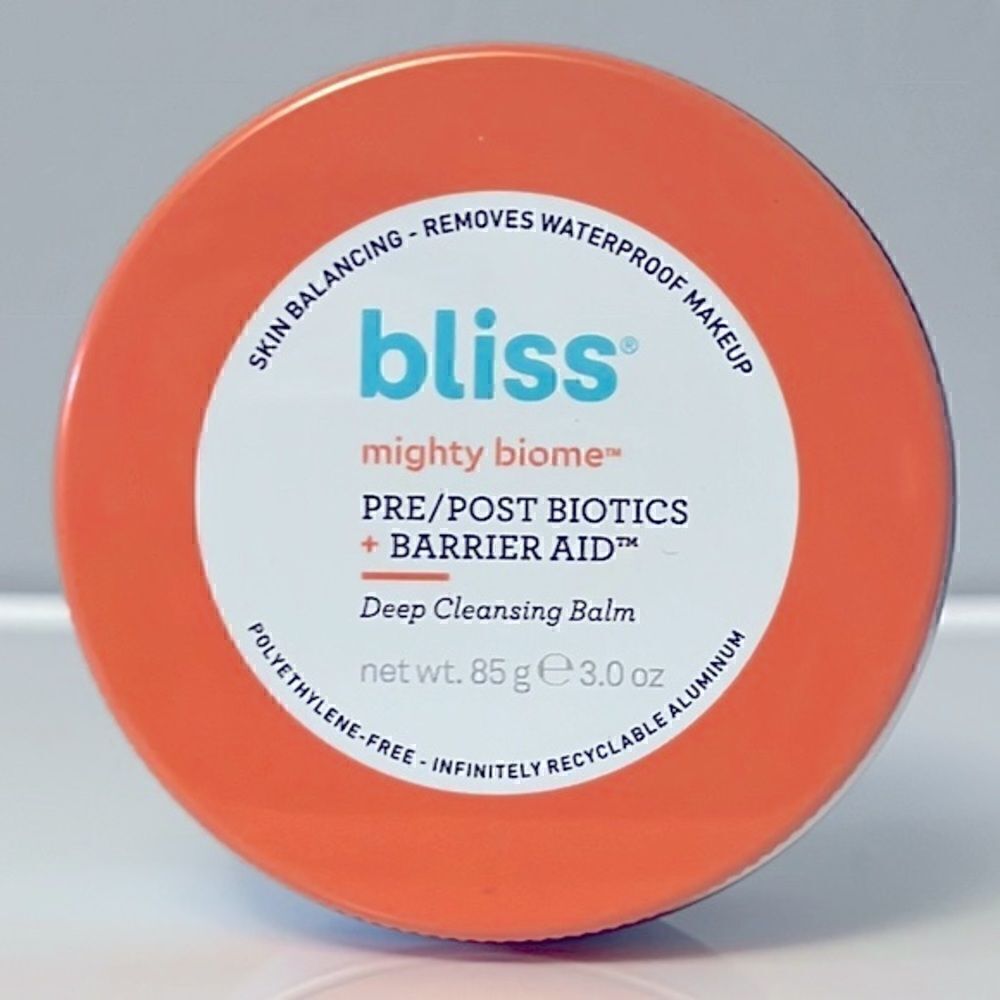 Bliss Mighty Biome Pre/Post Biotics + Barrier Aid Deep Cleansing Balm